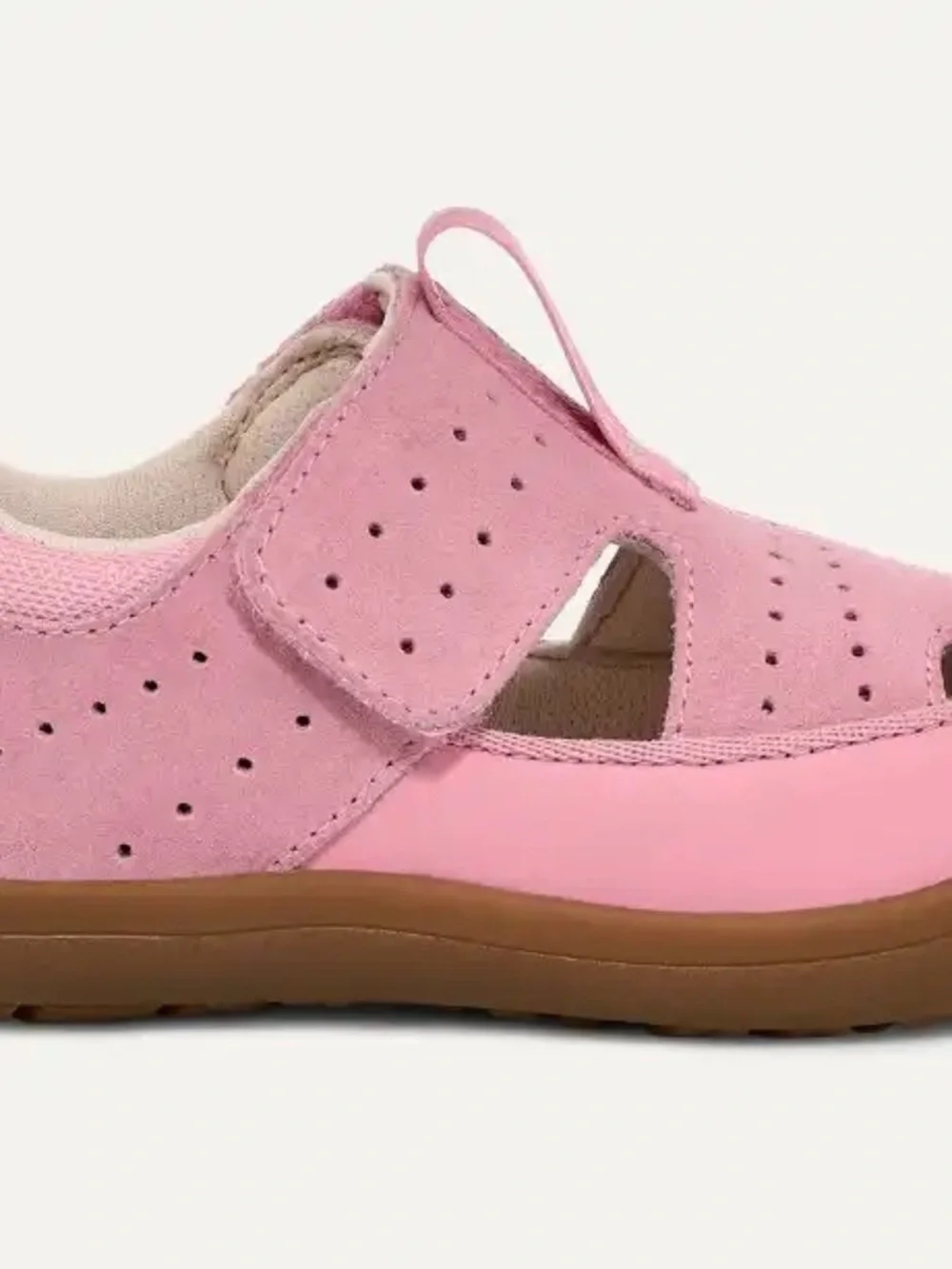 UGG Kids Pink Hook-and-Loop Closed-Toe Sandals